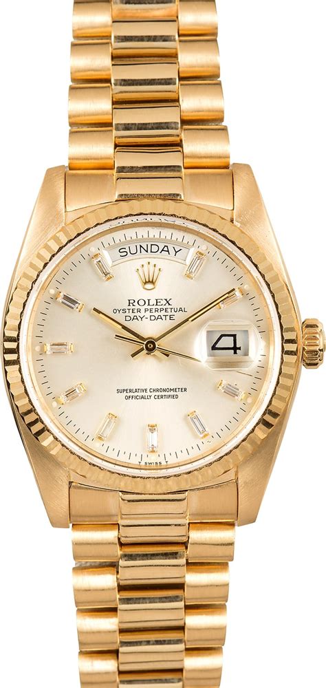 rolex presidential baguette